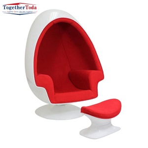 Sillón Burbuja Giratorio Creativo en Forma de Huevo, de Plástico Reforzado con Fibra de Vidrio, para Sala de Estar o Hotel - Product Image 4