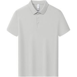 Polo promotionnel en nylon, couleur unie, respirant, à manches courtes, pour usage quotidien - Product Image 3