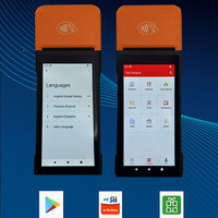 Mesin Pos penagihan 13 H10, Terminal genggam kasir 5.5 inci HD Android dengan sistem Pos perangkat lunak dengan Printer penerimaan