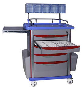 <span class=keywords><strong>Chariot</strong></span> médical en plastique, vente en gros de médicaments médicaux d'urgence, accessoire de soins infirmiers, vente en gros, expédition depuis la chine - Product Image 2