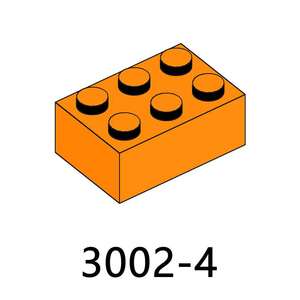 Bloques de Construcción de Ladrillos N.° 3002, 100 g/Bolsa, 2 <span class=keywords><strong>x</strong></span> 3, Compatibles con las Principales Marcas, <span class=keywords><strong>Juguetes</strong></span> de Plástico para Niños - Product Image 3