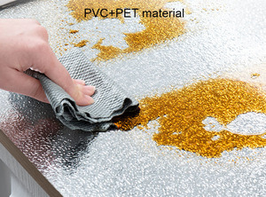 Papier d'aluminium épais résistant à l'huile de cuisine, autocollant auto-adhésif imperméable résistant aux hautes températures pour les murs des armoires de la cuisinière - Product Image 2