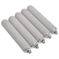 Cartouche filtrante frittée en poudre de titane de haute pureté 5.0 microns 10 pouces DOE Code7 pour vapeur
