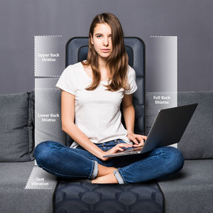 Esino ODM-cojín vibrador de cuerpo completo ajustable, colchón masajeador eléctrico para cama, nuevo producto - Product Image 6