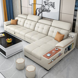 Canapé d'Angle Convertible avec Rangement, Cadre Moderne, Coulissant <span class=keywords><strong>2</strong></span> <span class=keywords><strong>Places</strong></span>, <span class=keywords><strong>Meuble</strong></span> de Salon, Canapé-<span class=keywords><strong>Lit</strong></span> <span class=keywords><strong>Pliant</strong></span> - Product Image 3