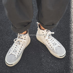 Baskets en toile souples et respirantes à lacets pour hommes, collection Printemps-Été-Automne 2026 – Légères, rétro et décontractées pour la marche - Product Image 3