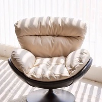 Canapé inclinable moderne et décontracté, fauteuil à bascule, structure en acier inoxydable, fonction canapé-lit, mousse à mémoire de forme, pour hôtel, chambre, appartement, extérieur