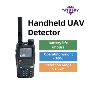 Détecteur de drones, scanner <span class=keywords><strong>radio</strong></span> avec écran, fonction d'alerte précoce des intrus, technologie chinoise de Shenzhen, batterie intégrée, 3 langues, précis - Product Image 1