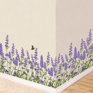 Carta da Parati 3D con Fiori Colorati e <span class=keywords><strong>Arcobaleno</strong></span>, Sfondo Decorativo di Grandi Dimensioni, Adesivo Murale Personalizzato - Product Image 3