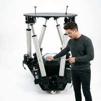 Simulateur de mouvement 6DOF, simulateur de mouvement électrique à 6 axes pour test de conduite automobile, simulation de vol ou cinéma dynamique VR