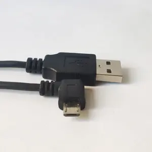 90 Derajat Right Angle Micro Kabel USB To USB Male Plug Android