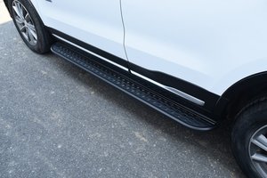 Aftermarket Hongqi Hs3 Hs5 Hs7 <b>Black</b> Starry Car Side Step Plastic and Silver Stainless Steel Surface - Product Image 5