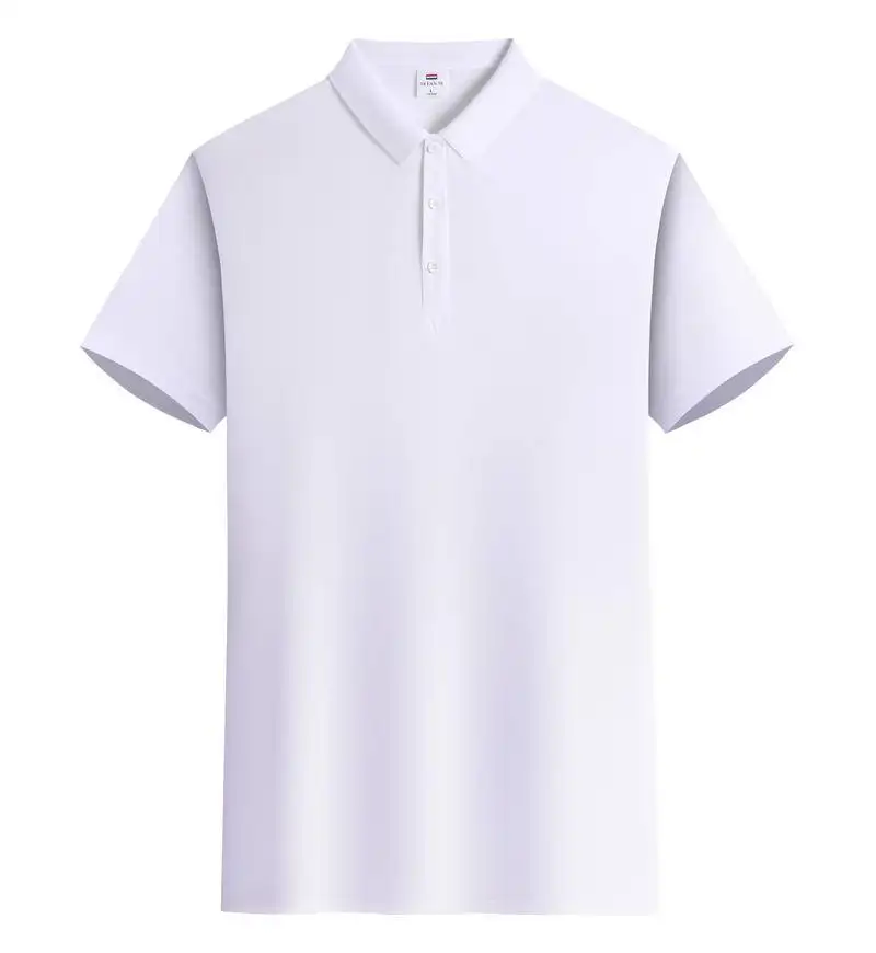 2024 Summer ODM Wholesale Custom Men's Polo Shirt Fashionable Blank Cotton Knitted with Short Sleeves