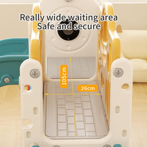 Feelkids - Juego de Columpio y Tobogán de Plástico para Niños, Diseño de Cohete Interestelar, para Interiores, para Bebés y Niños - Product Image 2