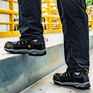 <span class=keywords><strong>Scarpe</strong></span> da Lavoro Anteng per Uomo in Vera Pelle, Isolate e Antiscivolo, con <span class=keywords><strong>Puntale</strong></span> in Composito, <span class=keywords><strong>Scarpe</strong></span> di Sicurezza - Product Image 5