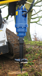 Giá tốt nhất New mô hình thủy lực gốc cây planer gắn trên khoan ổ đĩa được thiết kế cho máy xúc file đính kèm cạnh dải máy - Product Image 4