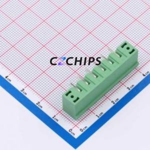 DB2ERM-5.0-6P-GN Plug-in Terminal Block Through hole,P=5mm Connector Board-to-Board / Socket - Closed Screw Fixing 1x6P 5mm - Product Image 2