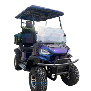 Nouveau design de voiturette de golf électrique 4 places, véhicule utilitaire routier, voiture de tourisme, buggy de golf électrique - Direct Usine - Product Image 1