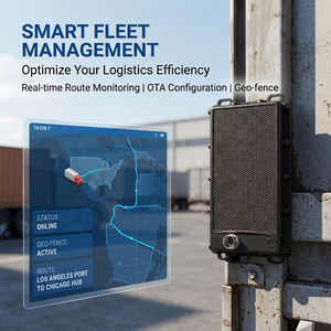 Traceur GPS 4G étanche IP67 pour remorques avec alarme <span class=keywords><strong>SOS</strong></span> et fonction de retrait, alimenté par panneau solaire - Product Image 4