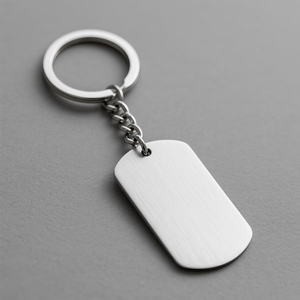 Khóa móc chìa khóa kim loại xoay cá nhân hóa, móc khóa hình tròn sang trọng, hàng loạt, khắc logo, móc khóa kim loại hình trái tim trống, tùy chỉnh - Product Image 3