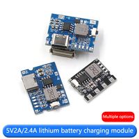 Module de charge et de décharge de batterie au lithium 5V 2.4A, entrée et sortie USB C, carte de batterie externe