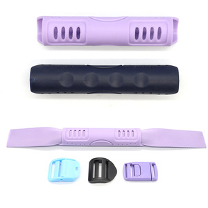 Soft Rubber Webbing Handle 120mm <b>Black</b> And Colorful For <b>Backpacks</b> <b>School</b> Bags Bag Accessories - Product Image 2