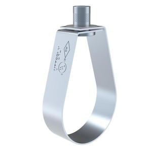 Gancio a fascia girevole con bordi svasati con FM UL elencati per il supporto del tubo - Product Image 1