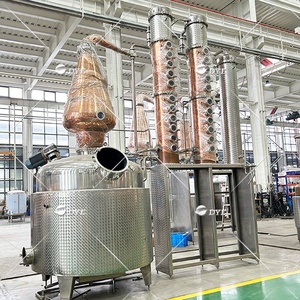 DYE 1000L 5000l vodka <span class=keywords><strong>gin</strong></span> machine d'alambic distillation à la vapeur industrielle moonshine distillerie de vodka et de whisky distillateur de grappa - Product Image 3