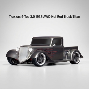 Traxxas 4-Tec 3.0 1935 AWD <span class=keywords><strong>Hot</strong></span> Rod Truck Titan 12T 550 Motor XL-5 ESC TQ 2.4GHz Radio 1/10 Scale Street RC Car Toy - Product Image 1