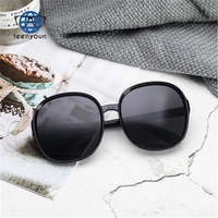 Lunettes de soleil de pêche rondes de grande taille à la mode pour femmes Lunettes de pêche Lunettes de soleil classiques vintage UV400