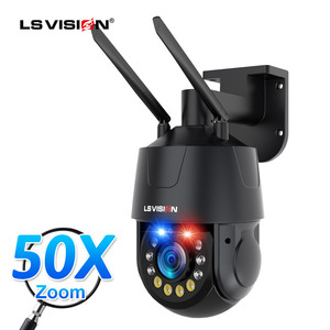 Ls tầm nhìn 50x Zoom HD ngoài trời không thấm nước IP66 4G Wifi điện tử kim loại CCTV Camera An Ninh đầy đủ màu sắc tầm nhìn ban đêm - Product Image 2