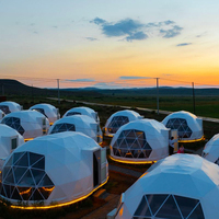 Tente capsule Coody, tente de luxe imperméable pour le glamping en plein air en hiver, hôtel, resort, glamping