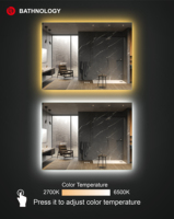 Wholesale Factory Large Manufacturer's Smart LED Mirror Modern Frameless Bathroom Bath Anti-Dumping Tariffs Illuminated LED