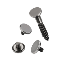 Manganese Steel Self-Tapping Screws with Decorative Caps Hex Socket Flat Head Cabinet Screws for Wardrobe Furniture Assembly