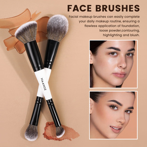 MAANGE Professionnel, sur mesure, OEM&ODM, 3 <span class=keywords><strong>pinceaux</strong></span> de maquillage double embout, ensemble de <span class=keywords><strong>pinceaux</strong></span> de maquillage professionnels pour le visage - Product Image 6