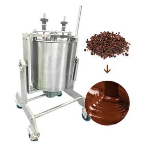 Máquina de refino de chocolate pequena inclinada Premier/moedor de rolo de chocolate/refinador de moagem equipamento melanger