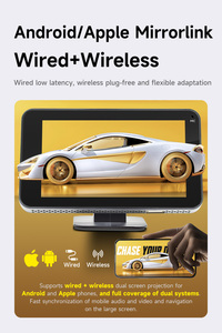 BQCC 4,7 "Carplay coche pantalla inteligente reproductor de vídeo Multimedia inalámbrico Carplay Android Auto Radio de coche para Apple Android ESTÉREO - Product Image 2