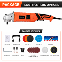 Polisseuse électrique industrielle DIY LVTO PGJ-0812-01H 1200W 220V à vitesse variable pour peinture automobile et polissage du métal