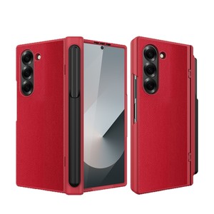 เคสโทรศัพท์พับได้สำหรับ Samsung Z Fold ลด 40% พร้อมช่องใส่ปากกา TPU ป้องกันรอบด้านด้วยหนังอย่างดี เหมาะสำหรับการจัดส่งข้ามพรมแดน - Product Image 5