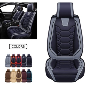 Fundas de Asiento de Coche de Cuero de Lujo de Fábrica, Juego Completo, Protector de Asiento de Coche, Fundas Universales para Asientos de Coche - Product Image 3