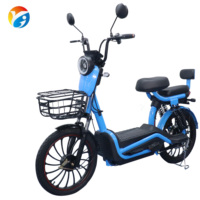 Skuter listrik tipe baru Tiongkok, sepeda listrik murah kuat, sepeda motor helikopter listrik dewasa 48V 500W 2 tempat duduk 48V