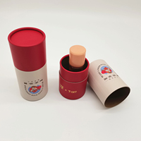 Petites boîtes de bouteilles de luxe personnalisées de 30ml, impression de Logo, emballage de toner pour la peau, boîte ronde personnalisée