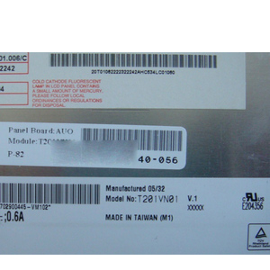Pantalla LCD TFT T201VN01 V1 de 20.1 Pulgadas y 640*480 con Respuesta Rápida, Módulo LCD - Product Image 2