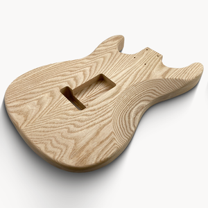 Oferta Especial: Cuerpo de Guitarra DIY en Blanco, de Fresno, sin Acabado, SSS, en Venta - Product Image 2