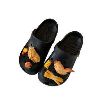 Sabots plats pour femme en EVA de haute qualité, légers, respirants et confortables, à bout fermé, avec soutien de la voûte plantaire, pour l'été et l'automne, style plage DIY - Product Image 1