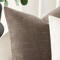 Housse de coussin en chenille douce teintée solide décorative pour la maison confortable coussin moderne avec motif imprimé pour décor de canapé de noël