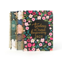 2025 2027 impression personnalisée A5 carnet à spirale Journal hebdomadaire Agenda pour étudiants affaires et enseignants planificateur quotidien classeur