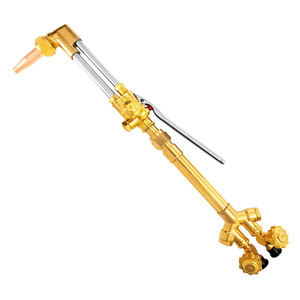 Poignée de torche de découpe H01 2, type injecteur d'oxygène de style américain, interrupteur unique, outil de soudage plaqué cuivre - Product Image 3