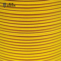 Cordon élastique en polyester et latex Qidian 10 mm, qualité marine, 200 m/rouleau, bleu et rouge, pour bâche de camionnette, usage intensif, résistance à la rupture 180 kg