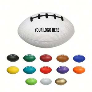 Pelota Antiestrés con Logotipo Personalizado - Juguetes para Apretar con Forma de Fútbol Americano y Rugby, Regalos Promocionales para Eventos Corporativos - Product Image 3